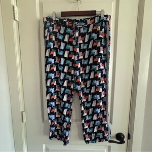 Anthropologie Hei Hei Ginza Geometric Pants Size L EUC